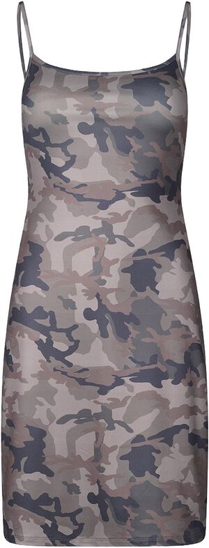 Himamd print strap dress