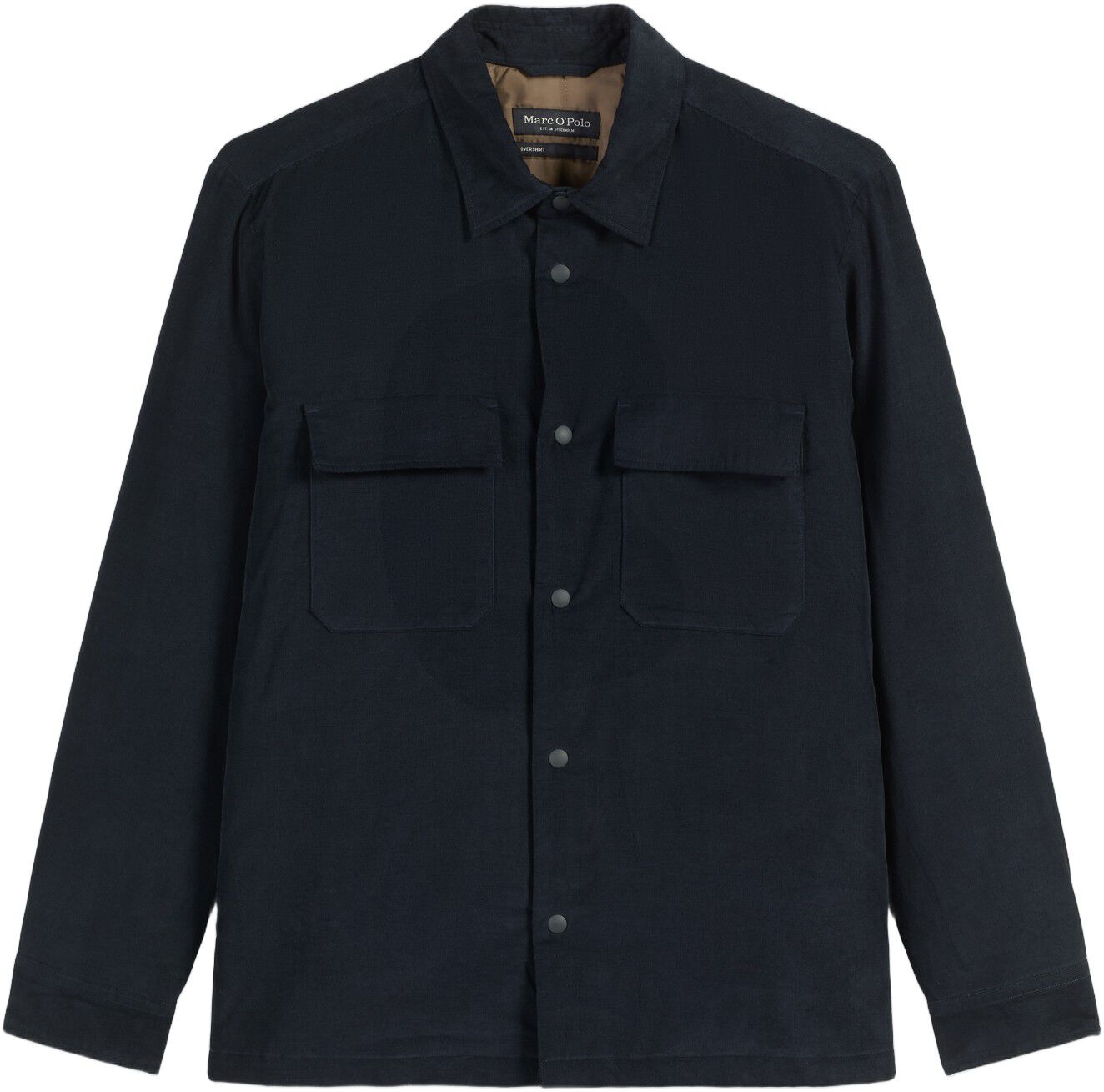 Kent collar overshirt with padding,