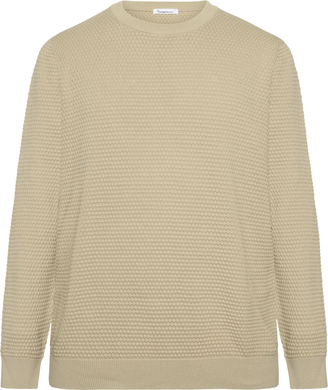 VAGN regular bubble knit crew neck - Regenerative Organic Ce