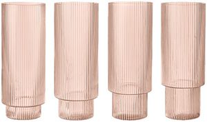 Ripple Long Drink Glasses - Set of