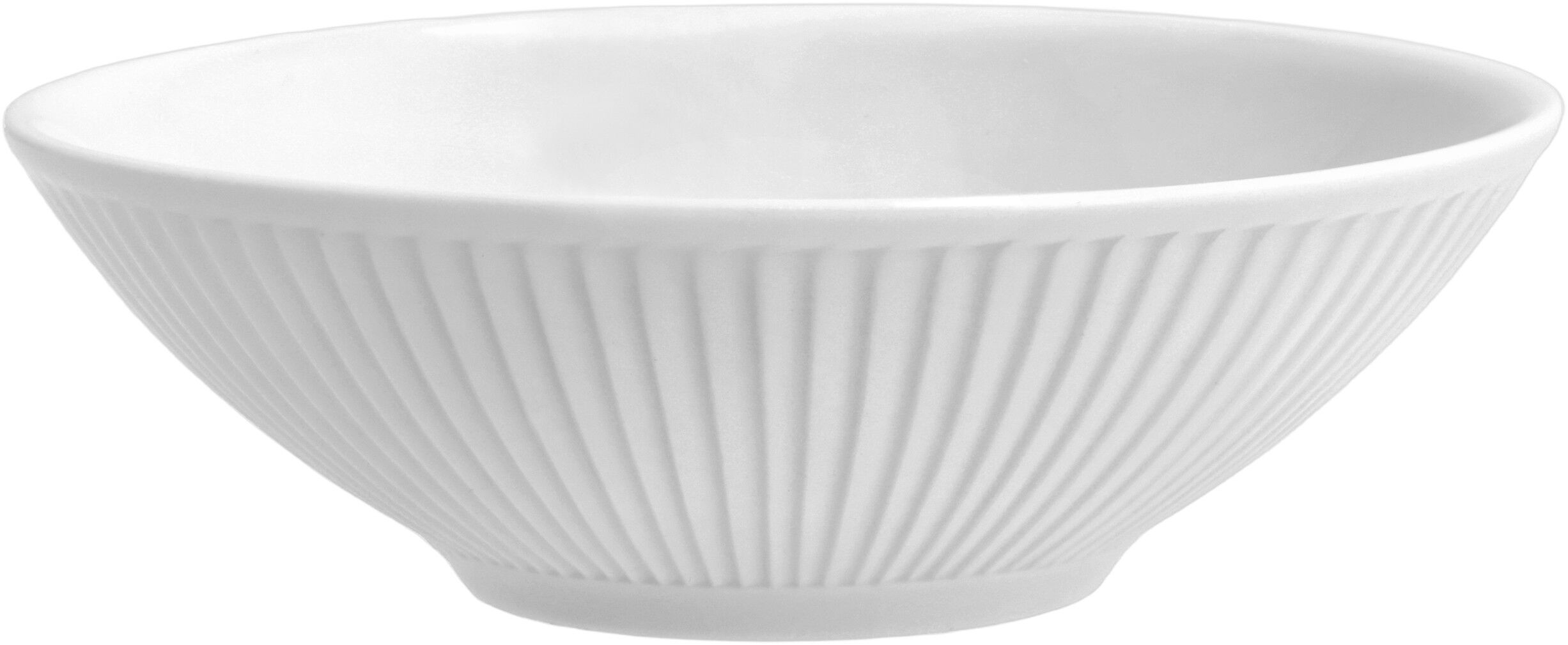 Bolle lav Pliss&eacute; 14 x 4,5 cm Hvit