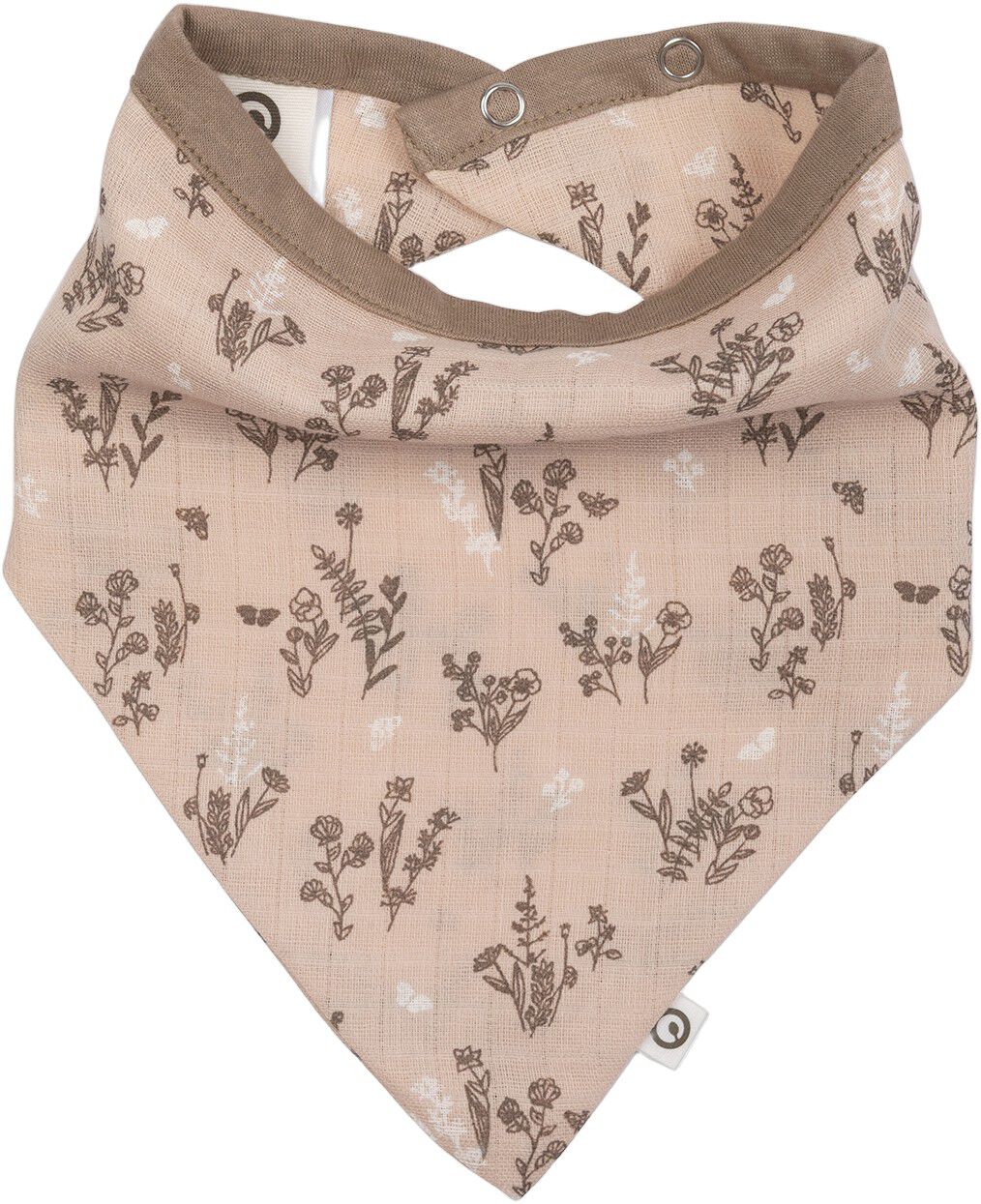 Flora muslin bib
