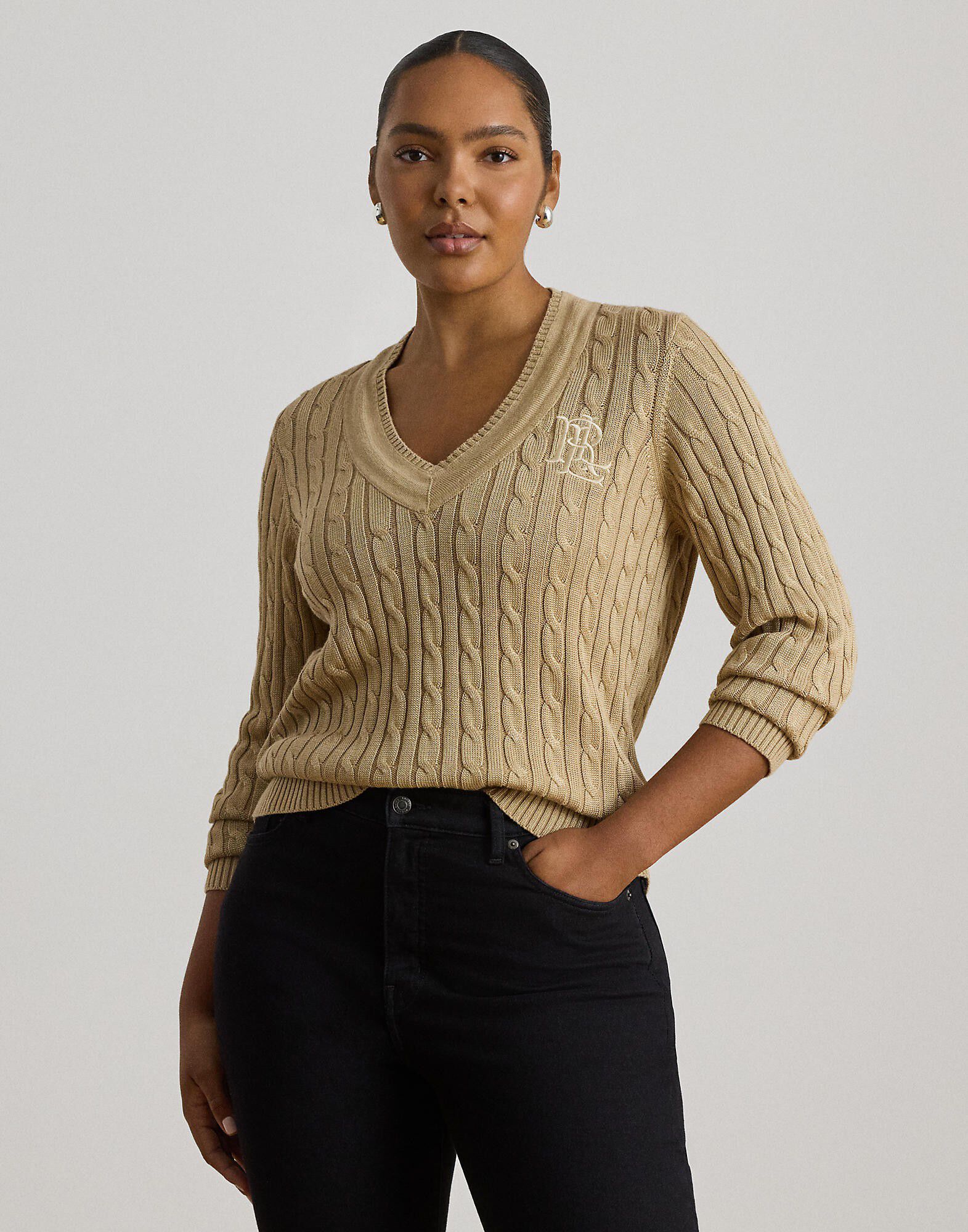 Cable-Knit Cricket Sweater