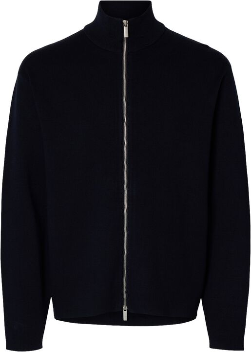 SLHTELLER FN RELAXED ZIP CARDIGAN N