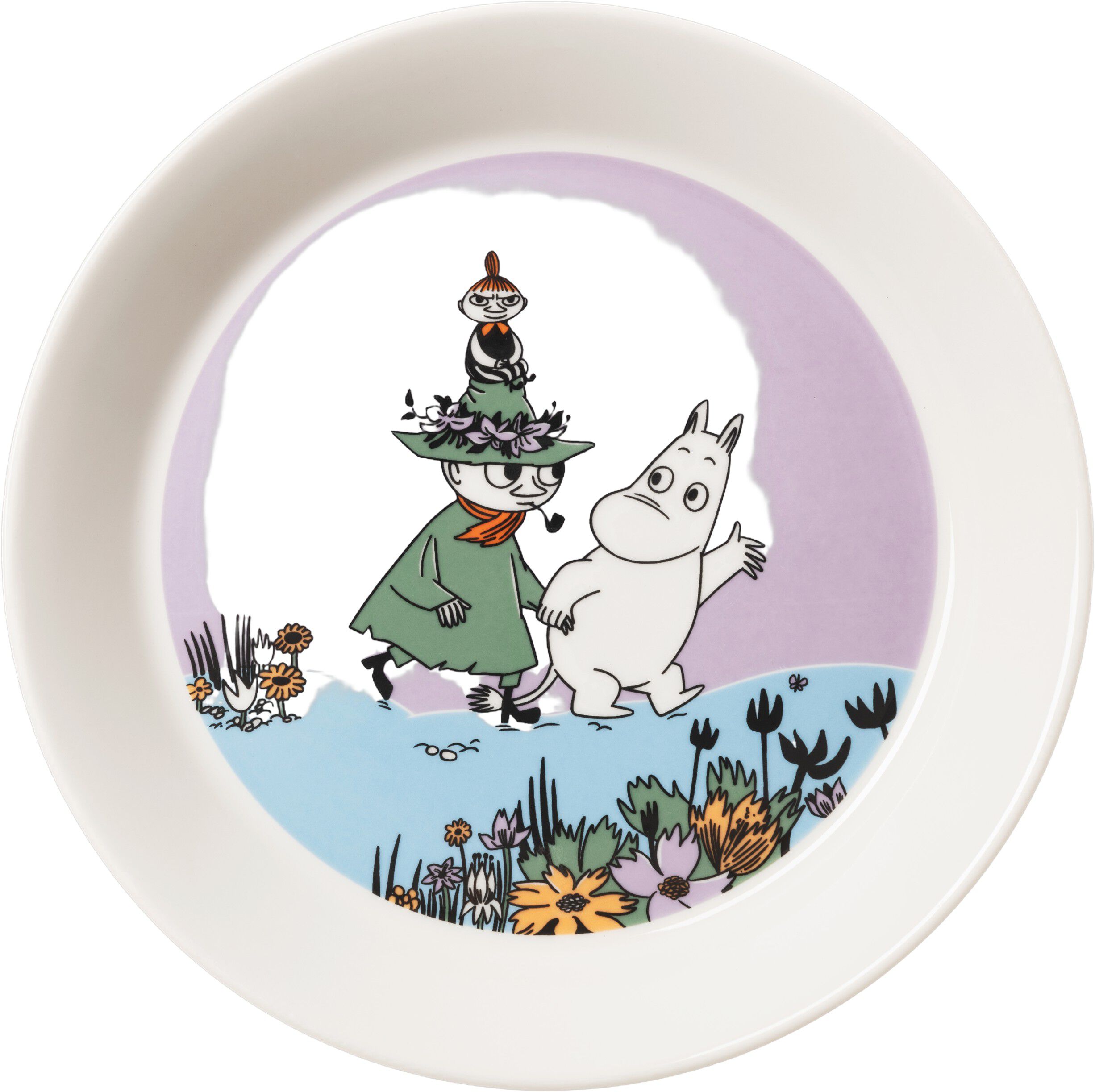 Moomin plate 19cm Friends Forever