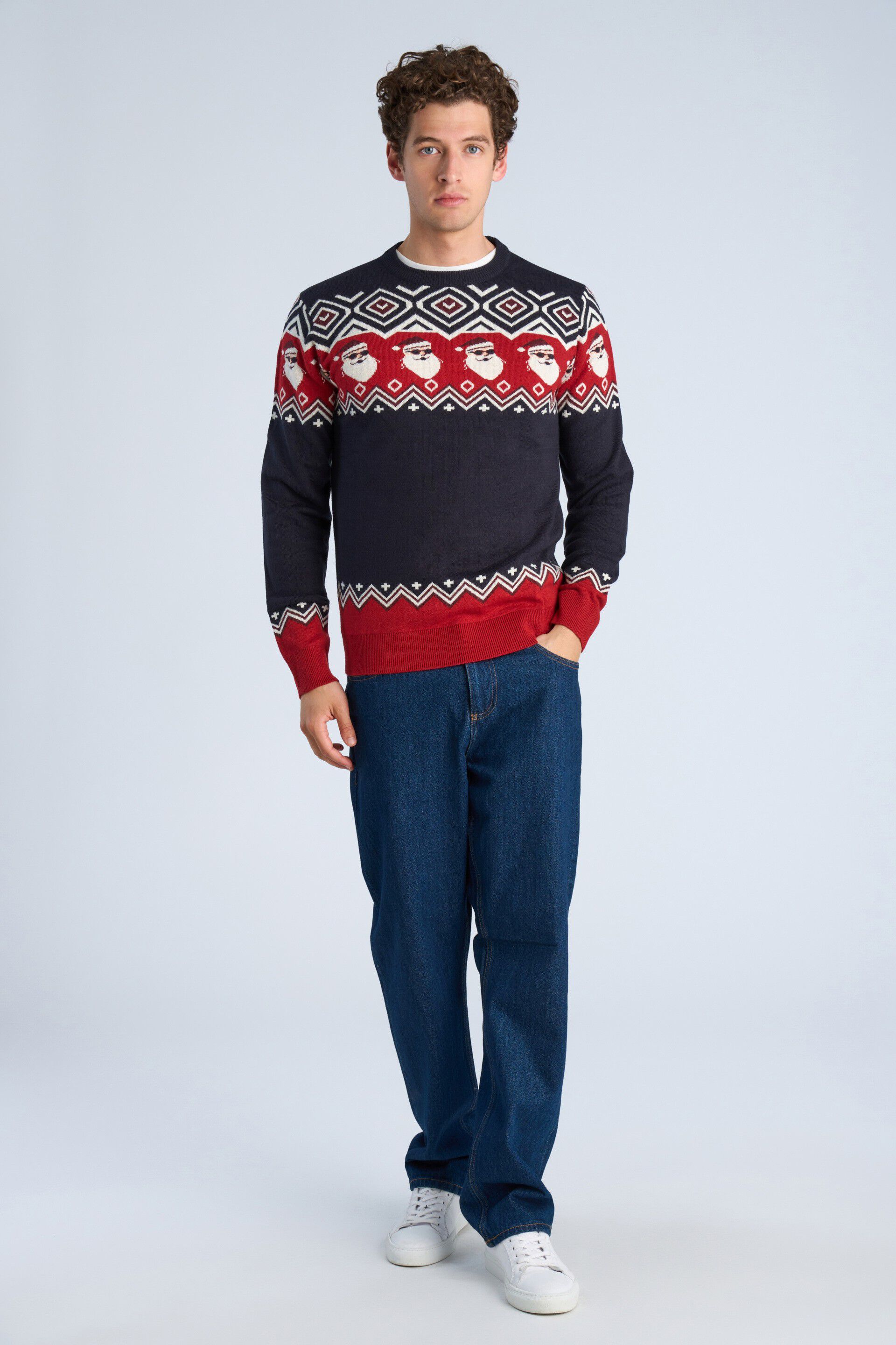 Christmas jacquard sweater