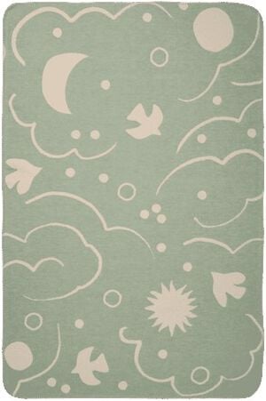 Skye Blanket - Tea Green/Parchment