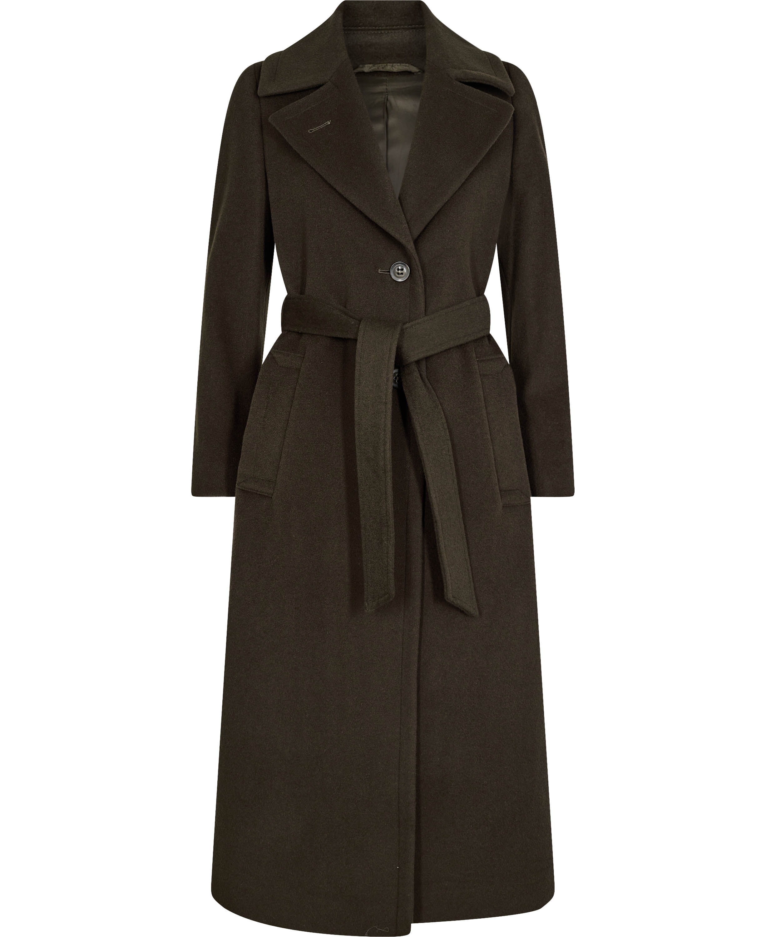 Cashmere Blend Coat - Clareta Belt Long