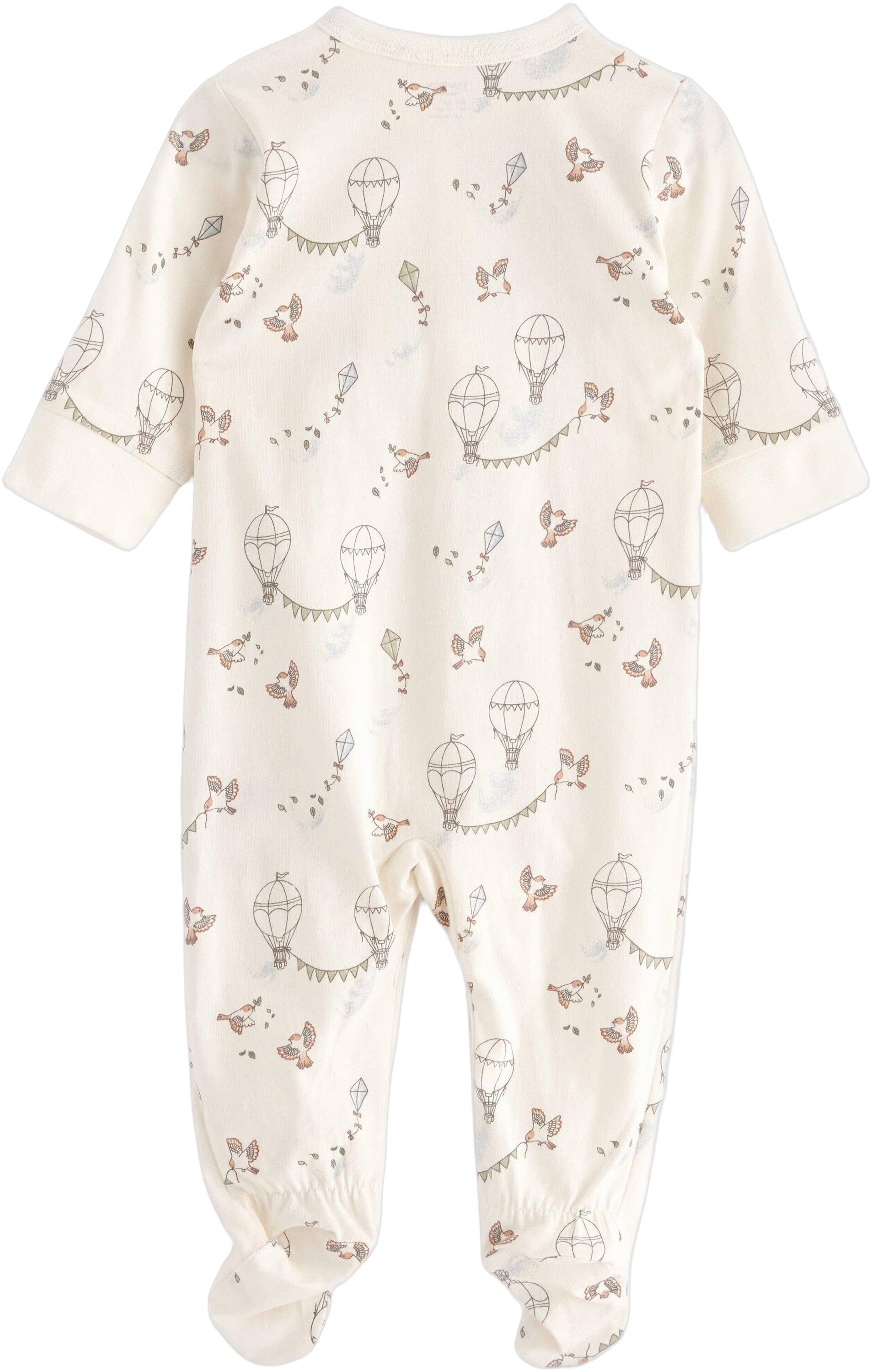Jersey cotton pyjamas with feet, sn