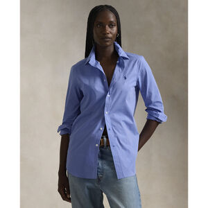 Slim Fit Stretch Poplin Shirt