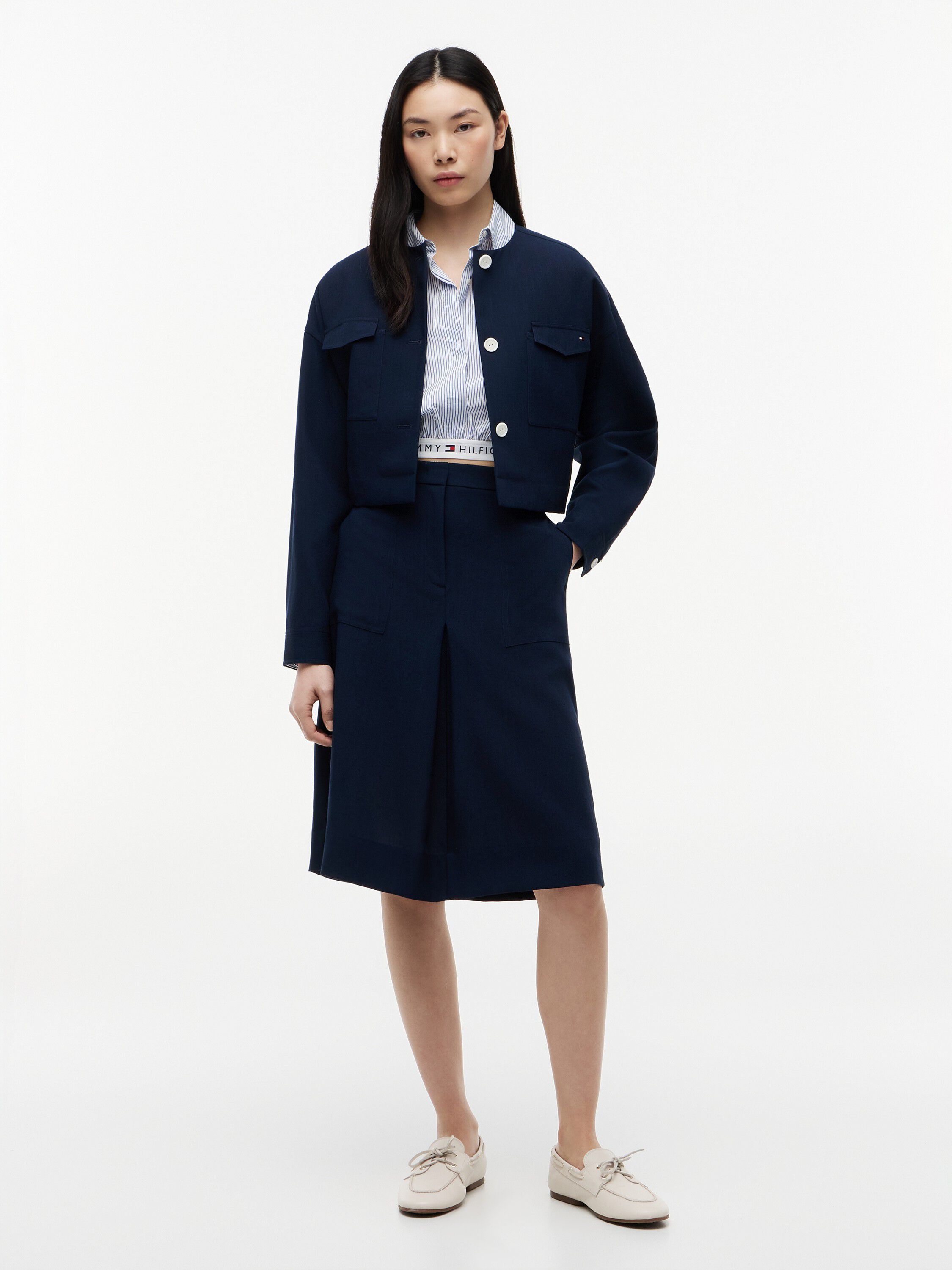 TH SLEEK LEATHER BOAT SHOE