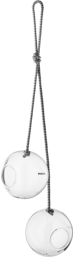 Foderkugle glas, 2 stk. i nylonsnor