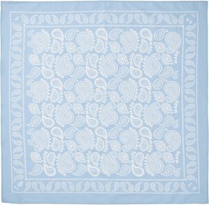 Soft Cotton Paisley Scarf Solid