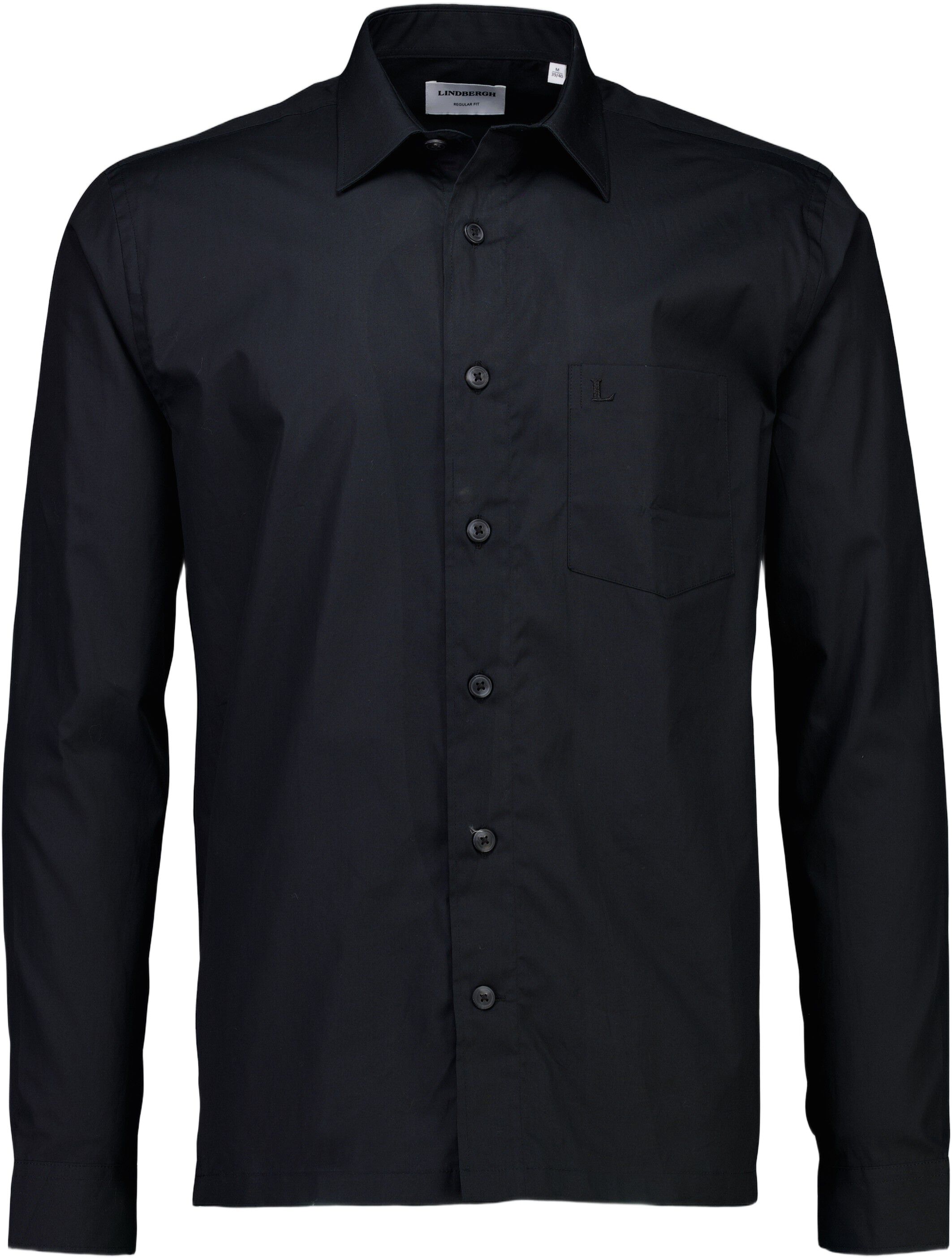 Straight hemline shirt L/S