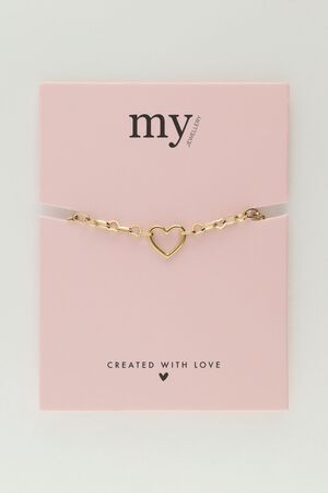 Bracelet heart chain