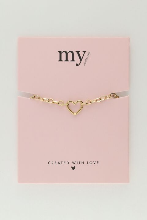 Bracelet heart chain