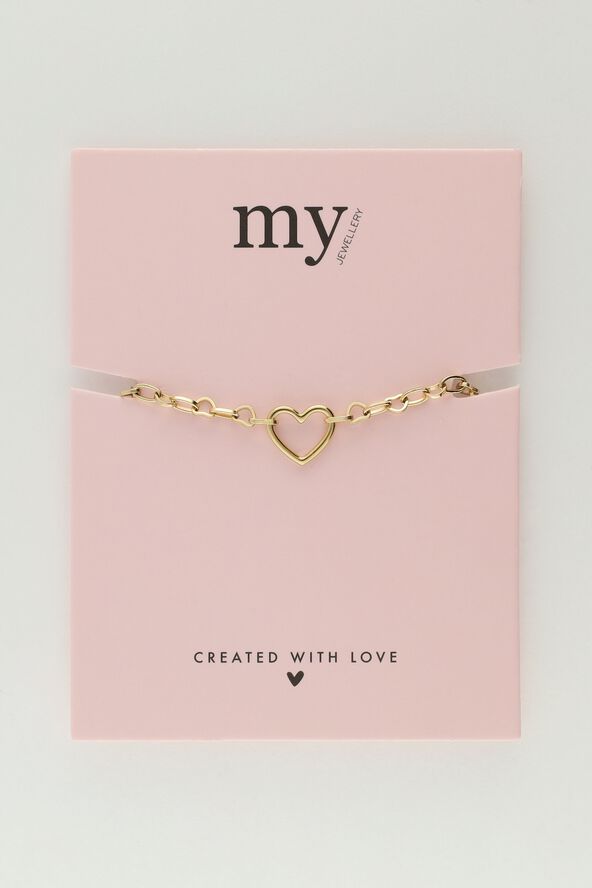 Bracelet heart chain