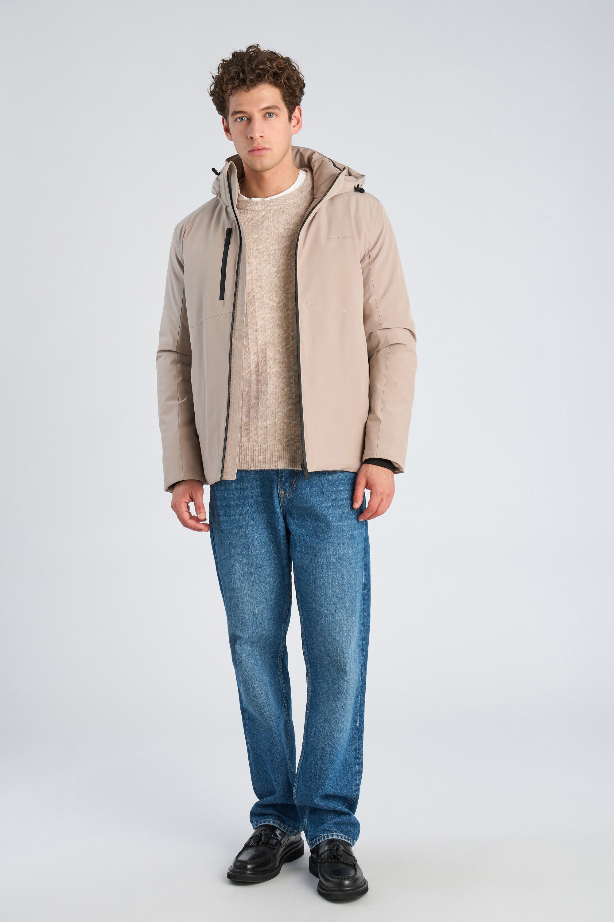 Short parka jacket