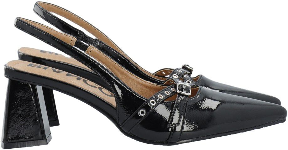 BIAMARALYN Buckle Slingback Faux Leather