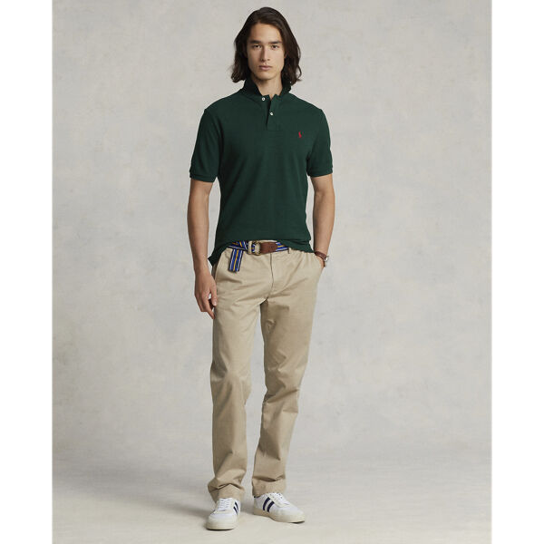 Custom Slim Fit Mesh Polo Shirt