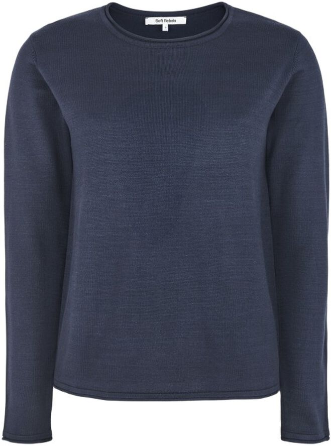 SRMarla O-Neck Roll Edge knit