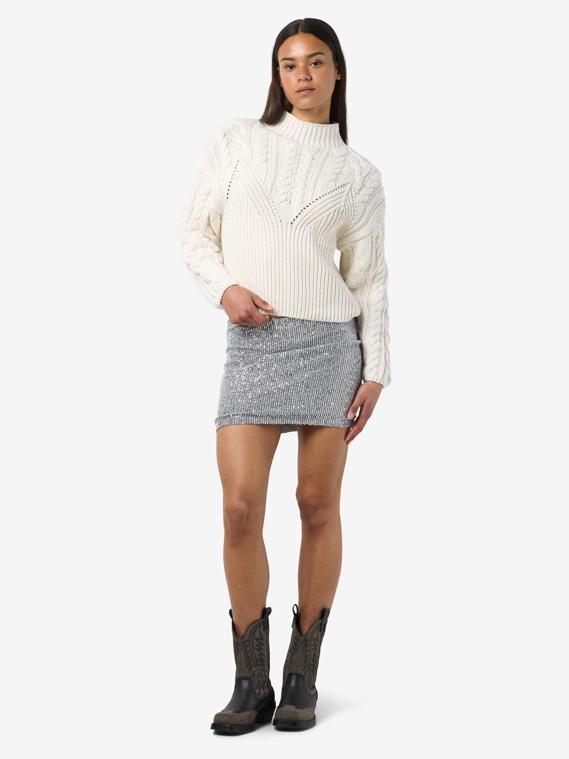 Nmhaysa L/S Cable Knit Fwd