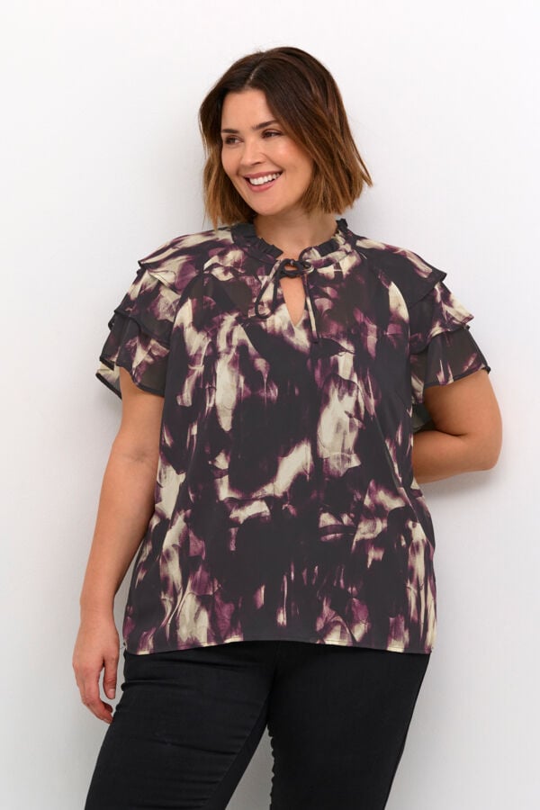 KCnour Flounce Blouse