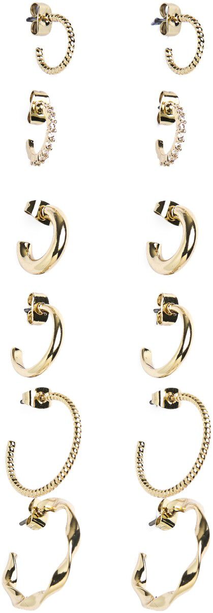 PCDIONA HOOP EARRINGS 6-PACK