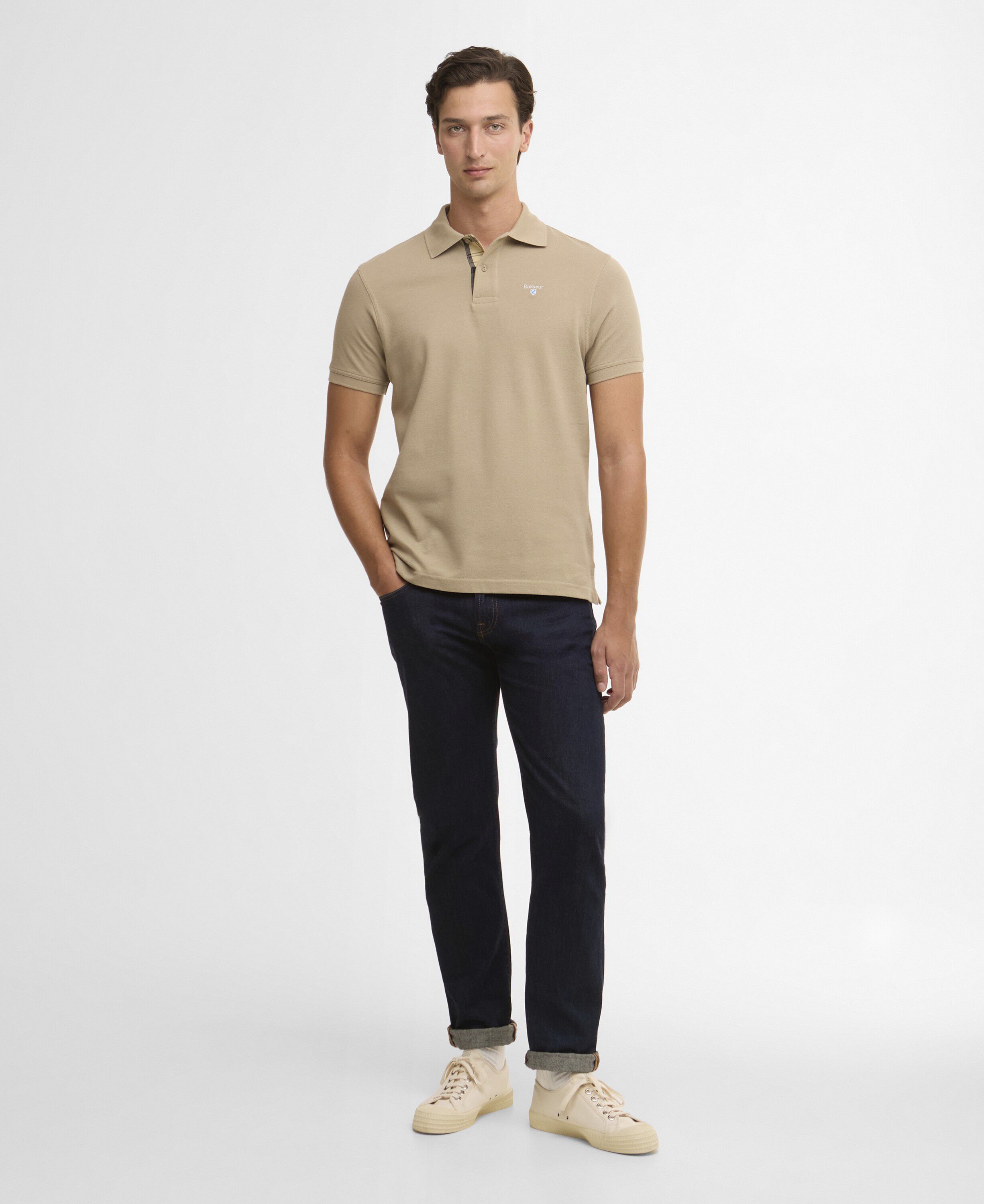 Barbour Tartan Pique Polo Shirt