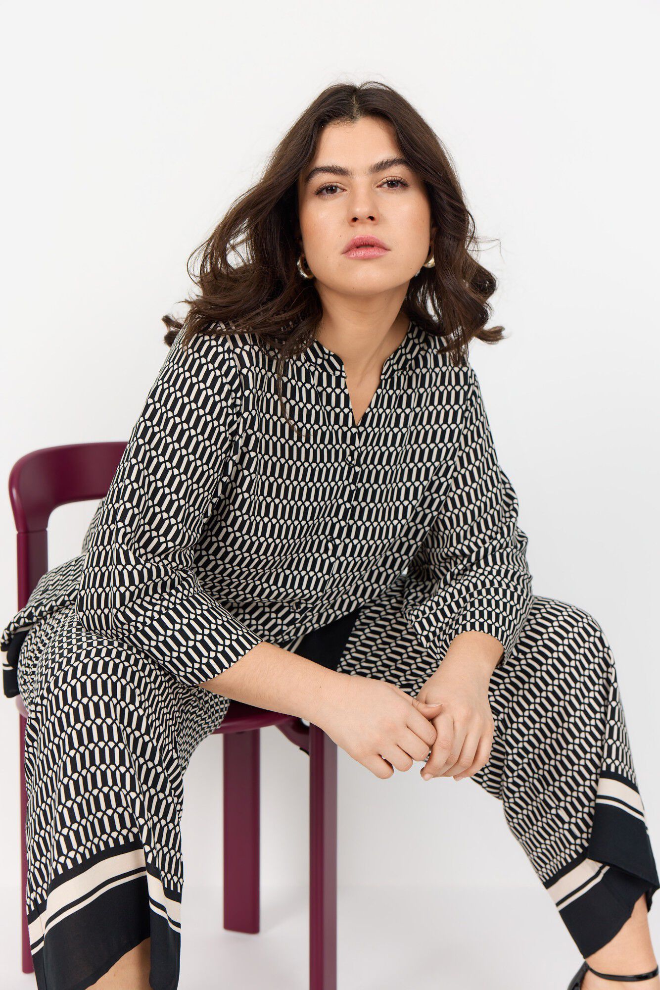 Curvy WA-NORA 2 Skjorte Sort