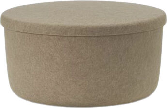 Hide Storage Pouf Large