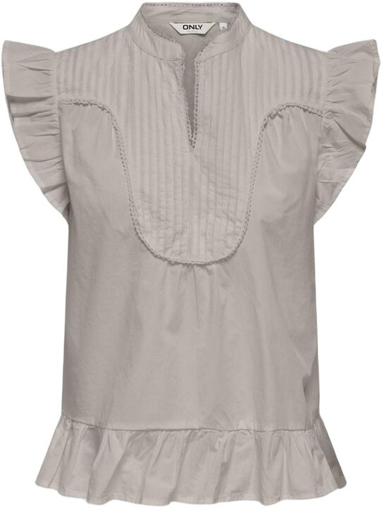 Onladda S/L V-Neck Top Ex Wvn