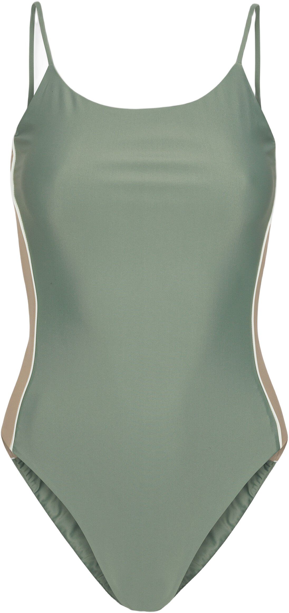 Penida Colorblock badedragt - Deep/Flame