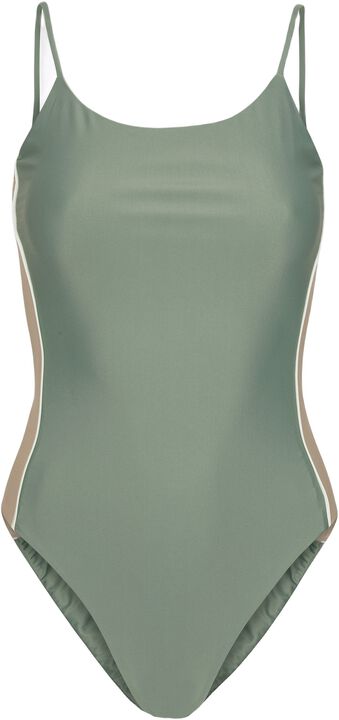 Penida Colorblock badedragt - Deep/Flame