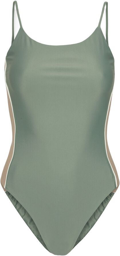 Penida Colorblock badedragt - Deep/Flame