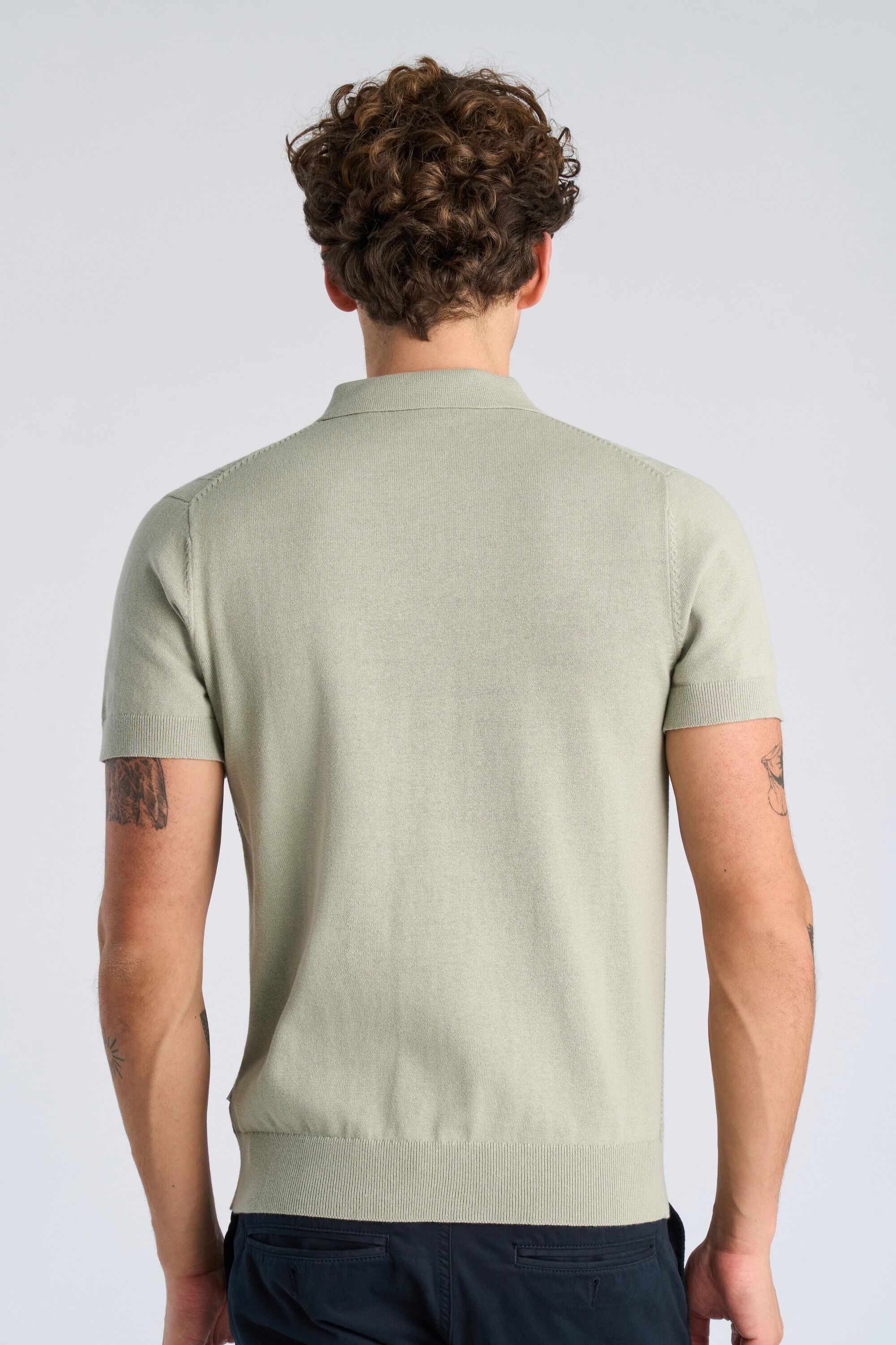 Knitted S/S cable cardigan