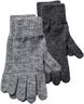 3920 2 Pack Knitted Gloves Light Grey/Dark Grey