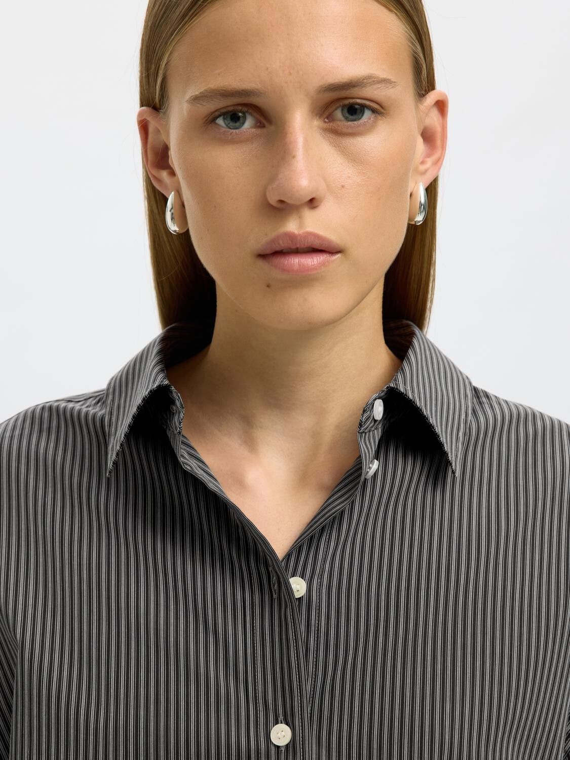 SLFDAN LS OVERSIZED SHIRT EX