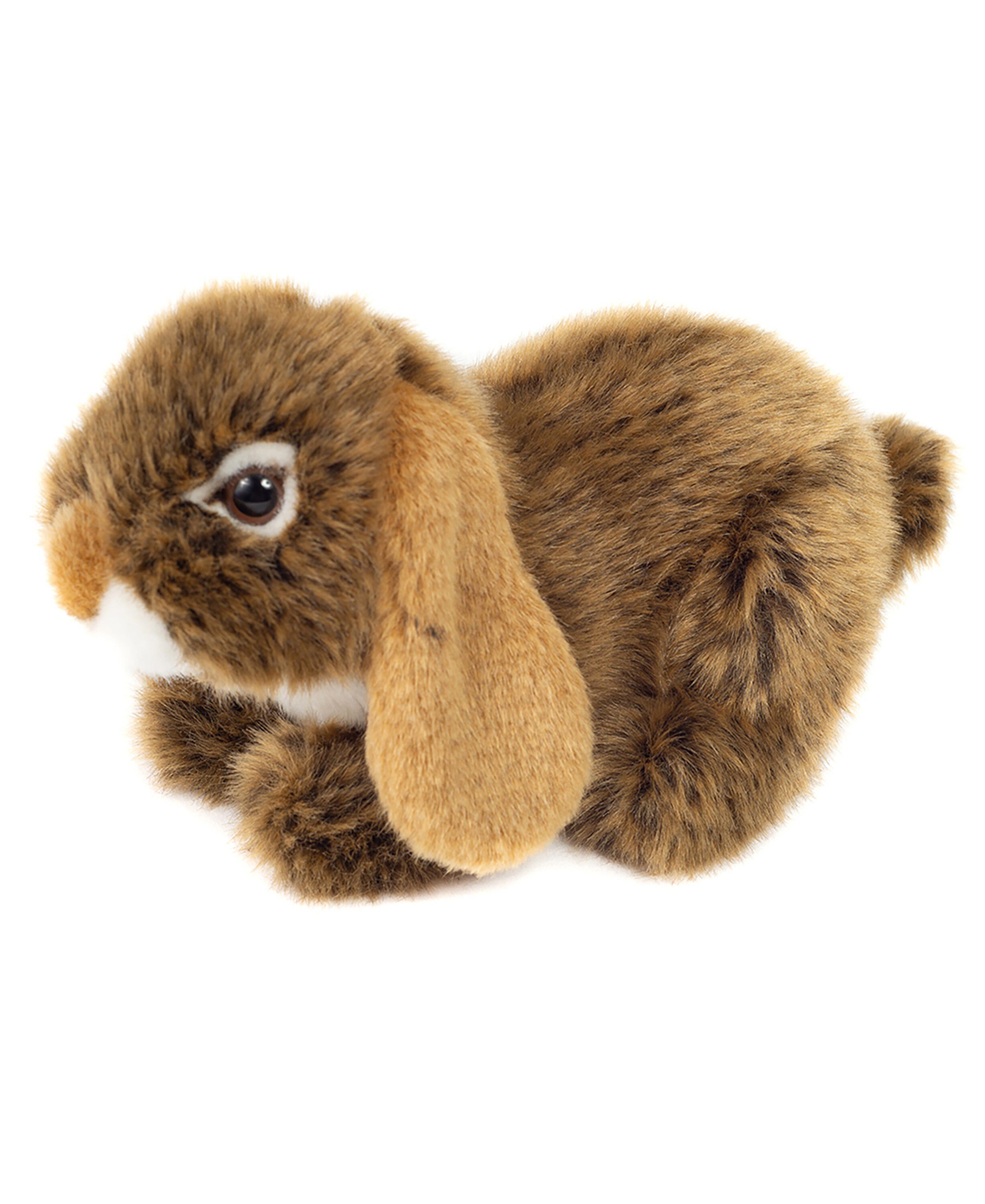 Teddy Hermann - Liggende kanin brun 18 cm
