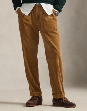 Whitman Relaxed Fit Embroidered Pant