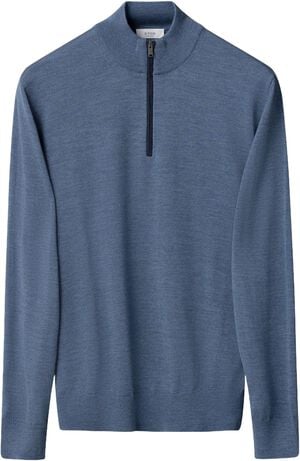 Merino Quarter Zip Knit Sweater