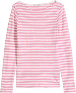 T-shirt, long sleeve, boat neck, st