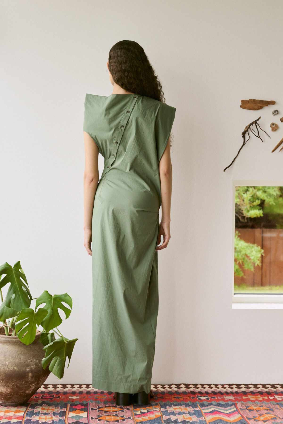 Papery long dress - Fatou