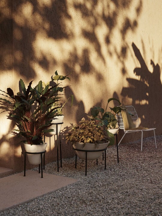 Daiza Planter, H67/&Oslash;25, Ivory