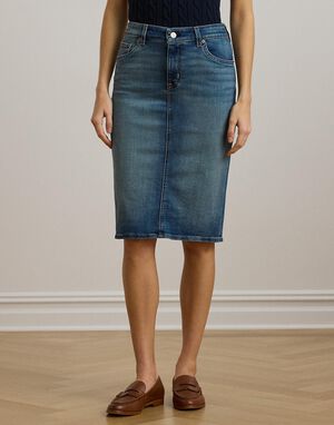 SP STR ECO IN DNM-SKIRT