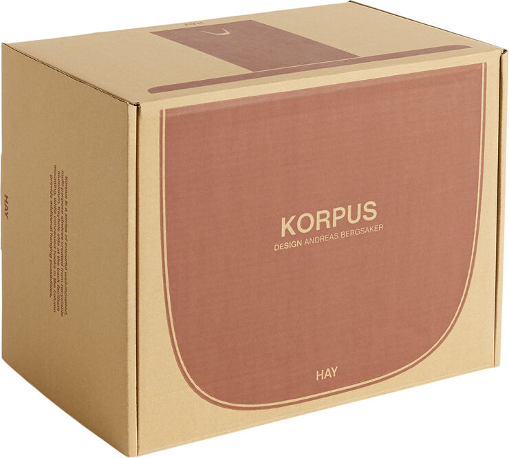Korpus Shelf-Small 1 hook-Brick red