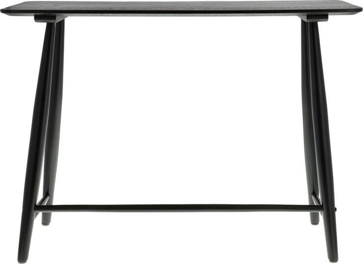 Skrivebord Bast 100x44,5x73 cm Svart Massiv eik