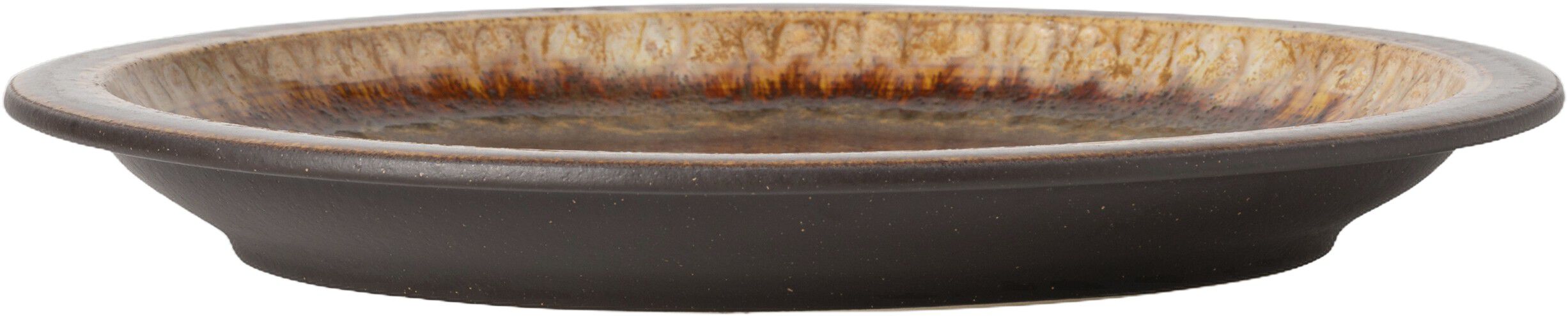 Tallerken Poterie 20,5 x 2,8 cm Mokka Steint&oslash;y