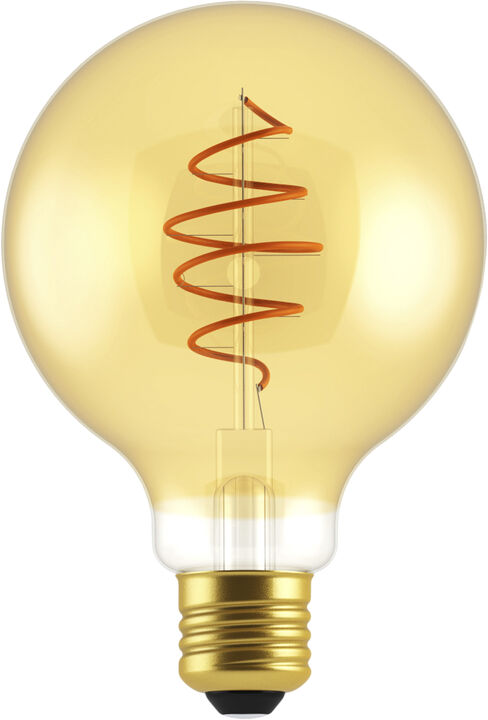 Deco E27 | G125 Spiral | Dim | 2200 Kelvin | 400 Lumen | Pær