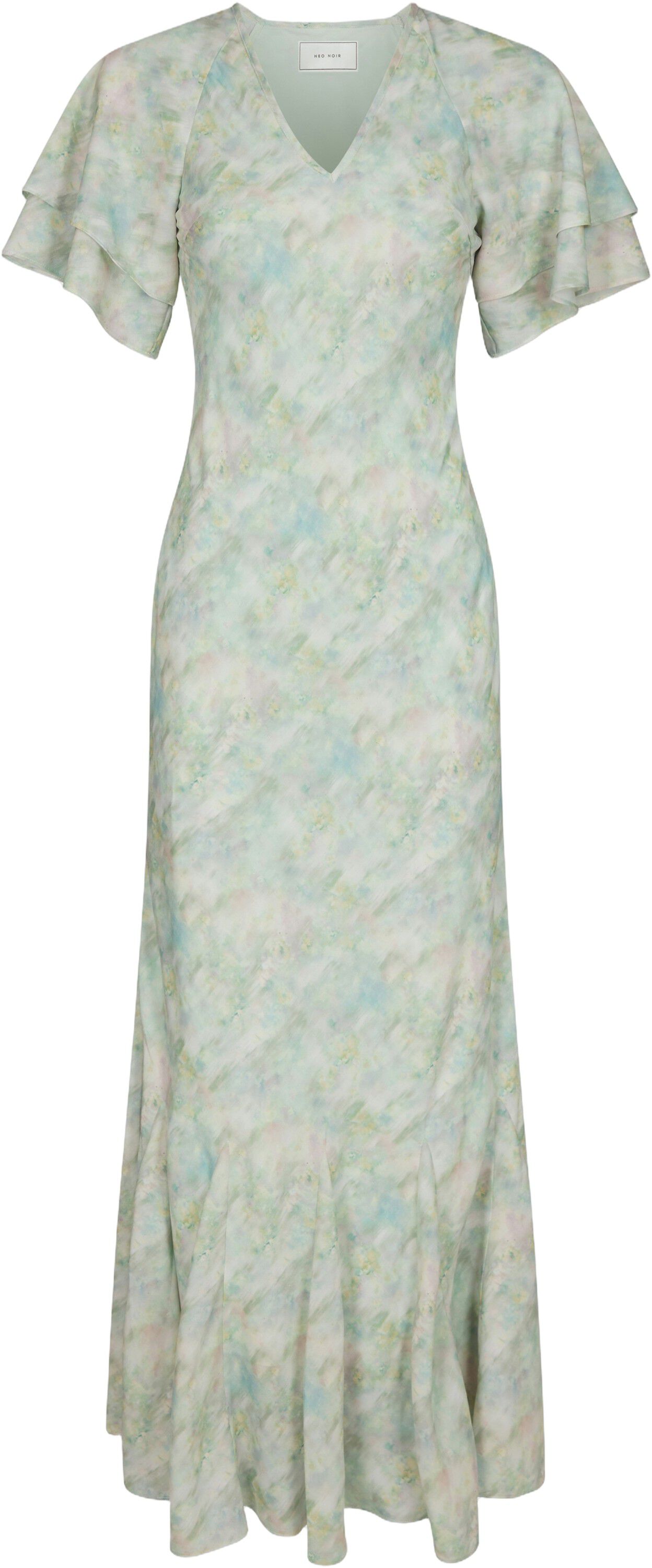 Celesse Print Chiffon Dress